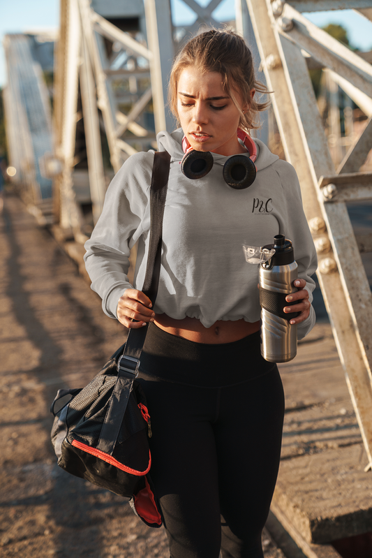Women’s logo Cropped Oversized Hoodie